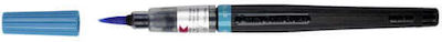 Pentel Arts Color Brush Drawing Marker Blue 1pcs