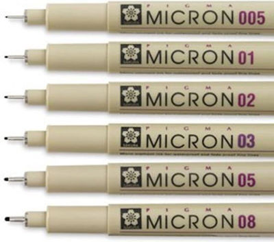 Sakura Pigma Micron 01 Drawing Marker 0.25mm Red 1pcs