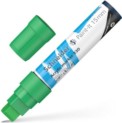 Schneider Paint Ιt 330 Acrylic Marker 15mm Green 120304