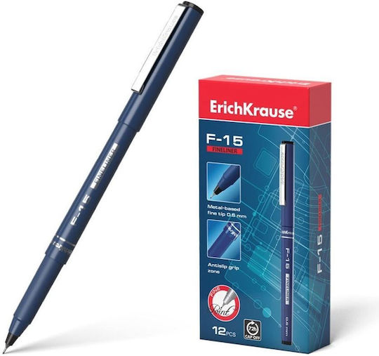 ErichKrause F-15 Fineliner Design Marker 0.6mm Black