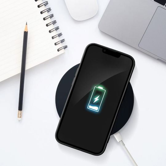 Sonique Card Back Cover Σιλικόνης με Υποδοχή για Κάρτες Μαύρο (Redmi Note 12 Pro+)