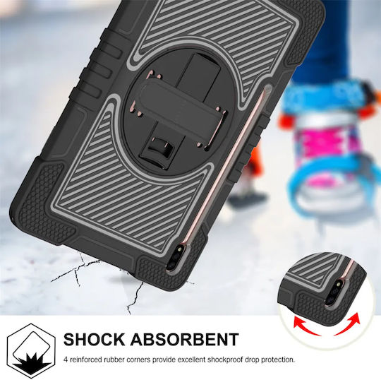Techsuit Flip Cover Schwarze (Galaxy Tab S7)
