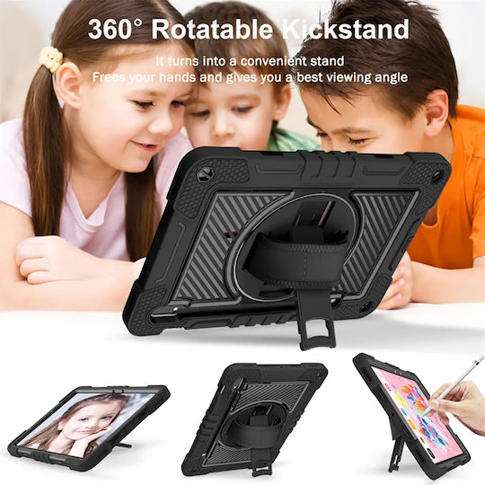 Techsuit Flip Cover Schwarze (Galaxy Tab S7)