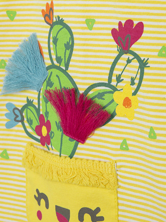 Kids' Shirt Short Sleeve Yellow
