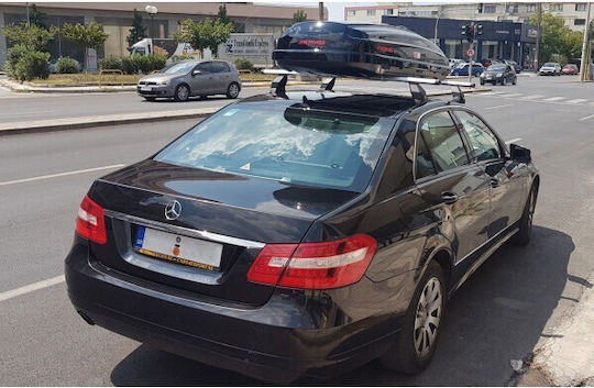 Kamei Cutie Portbagaj De Plafon Auto 330lt Neagră Lucioasă