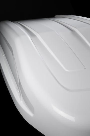 Modula Evo Μπαγκαζιέρα Οροφής Αυτοκινήτου με Διπλό Άνοιγμα 470lt Λευκή