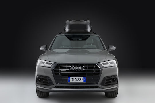 Modula Evo Автомобилен Багажник За Покрив С Двойно Отваряне 550л Черен Лъскав