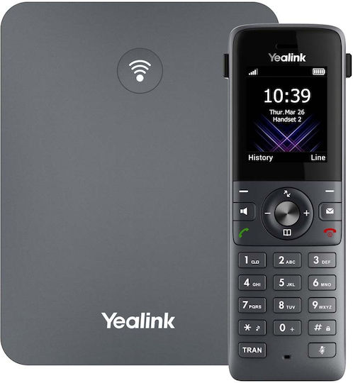 Yealink W73P Cordless IP Phone with 10 Lines Black