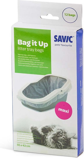 Savic Bag It Up Σακούλες Τουαλέτας Γάτας 55x43cm 12τμχ