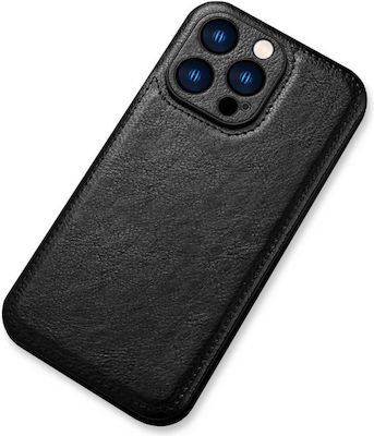 Bodycell Prestige Coperta din spate Piele Negru (iPhone 12 Pro Max) BJ-00021