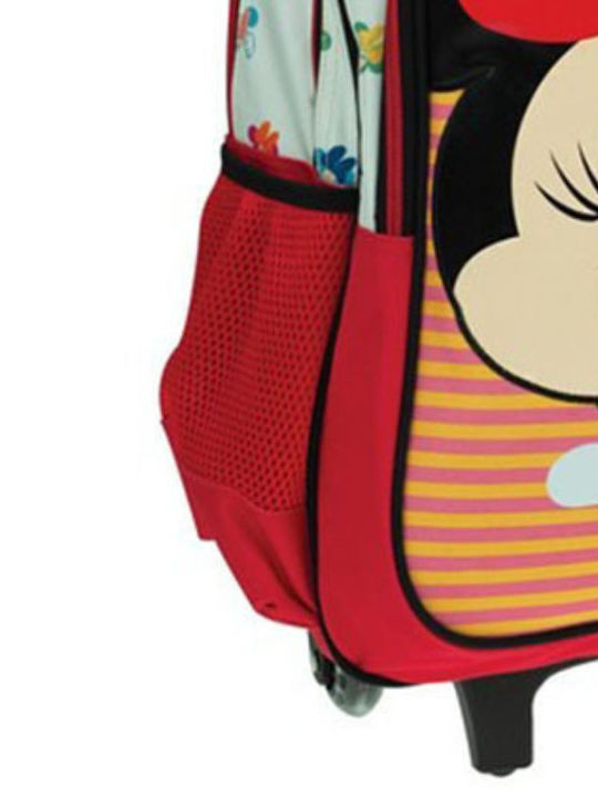 Gim Minnie Mouse School Bag Trolley Elementary, Elementary in Red color 27lt