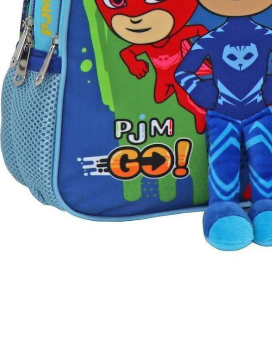 Must Pj Masks Go Ghiozdan Școlar de Spate Grădinița Multicolor