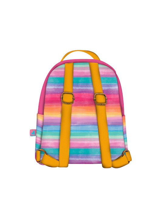 Santoro Fairground Be King To Each Other Kids Bag Backpack Multicolored 20cmx10cmx22cmcm