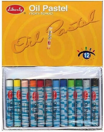 Liberty Non Toxic Colors Σετ Κηρομπογιές Pastel 12τμχ