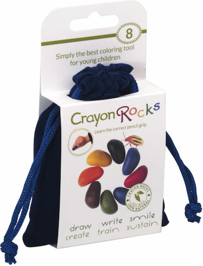 Crayon Rocks Сет Карандаши с 8 Цветове CRBVE08