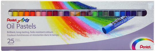 Pentel Oil Pastels Arts Oil Pastels 25colours PHN25