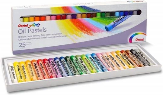 Pentel Oil Pastels Arts Oil Pastels 25colours PHN25