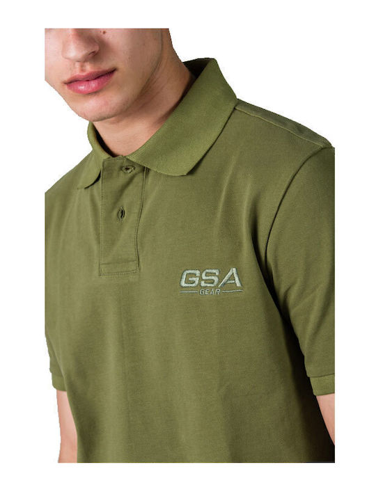 17-17126 Polo Bluza Tricou Cu Mânecă Scurtă Kaki