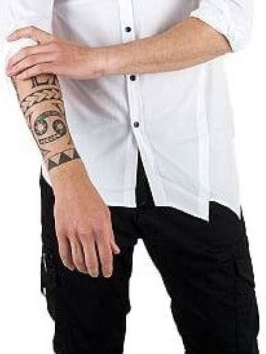 Long Sleeve Cotton Shirt White
