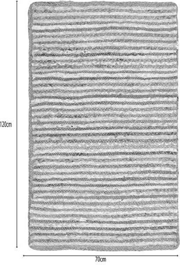 Inart Jute Rug Rectangular Summer from Jute Beige