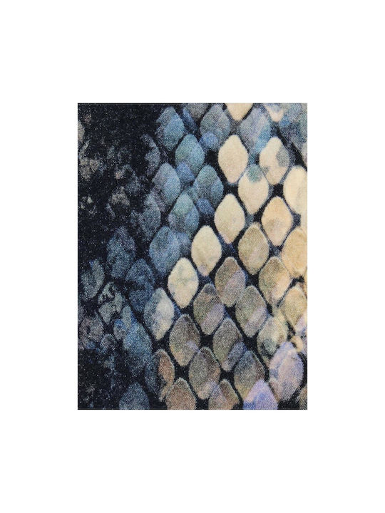 ArteLibre Perna De Canapea Din Catifea Albastră 40x60cm