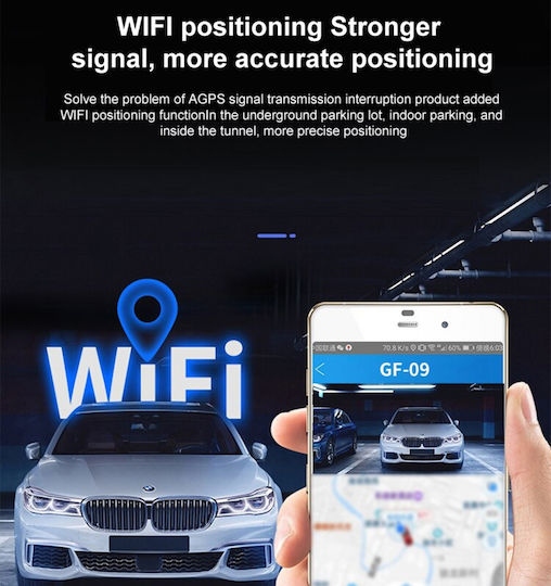 SPV GPS Tracker WiFi for Cars with Alarm