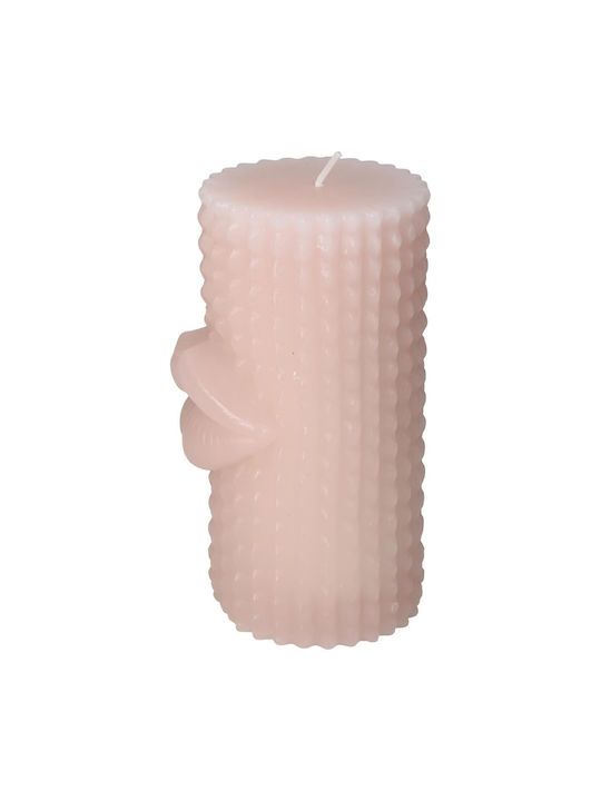 ArteLibre Scented Candle Pink 7.3x15cm 1pcs