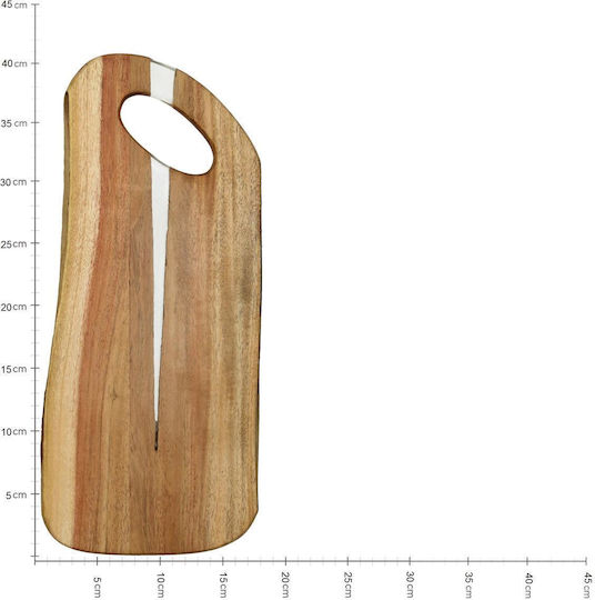ArteLibre Schneidebrett Hölzernes Braun 40.5x19cm 1Stück