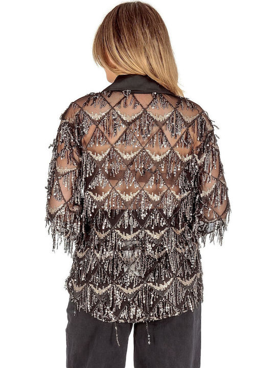 Women's Long Sleeve Shirt Black