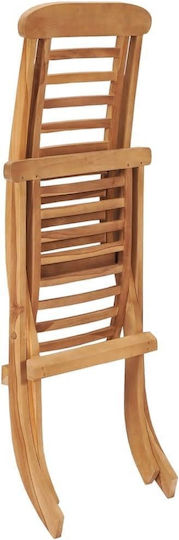 Outdoor-Stuhl Hölzernes Braun 50x90x69εκ.