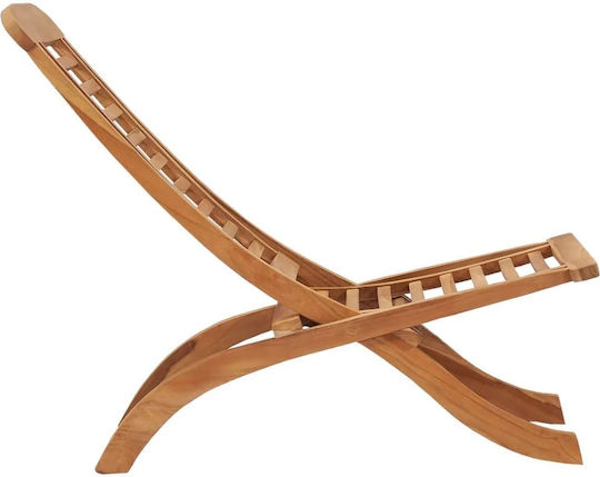 Outdoor-Stuhl Hölzernes Braun 50x90x69εκ.