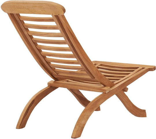 Outdoor-Stuhl Hölzernes Braun 50x90x69εκ.