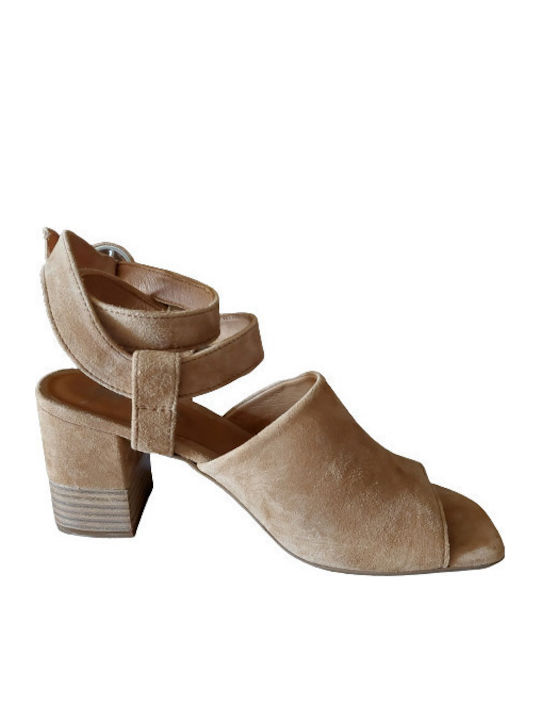 Sandalen Beige