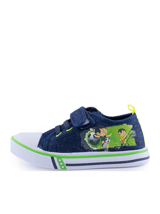 Παιδικά Sneakers με Σκρατς Μπλε