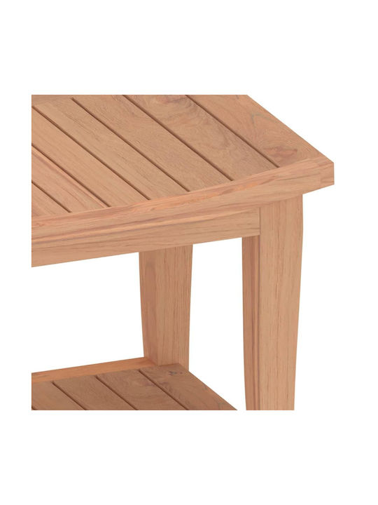 Hölzener Gartenhocker Außenbereich 50x35x45cm