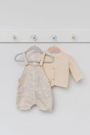 3 Sprouts Child Clothes Hanger Beige 1822-IHVHZT-15 15pcs