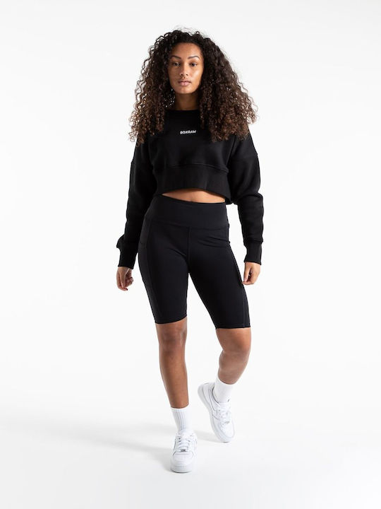 Women's Sweatshirt Without Hood Boxraw Johnson - Black