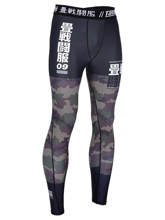 Herren-Leggings Tatami Essential Camo Grün