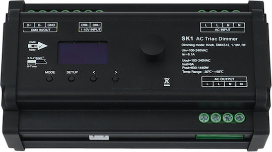 GloboStar SKYDANCE Dimmer IR (Romanian translation): Interfață de comerț electronic Montat pe perete 70674