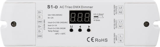 GloboStar Dimmer IR (Informationsanforderung) Wandmontierter Dimmer 70671