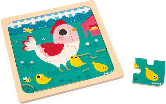 Wooden Kids Puzzle for 1.5+ years+ Years 27pcs Janod