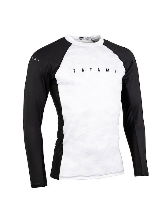 Long Sleeve Tatami Rashguard Standard Edition White Digital Camo