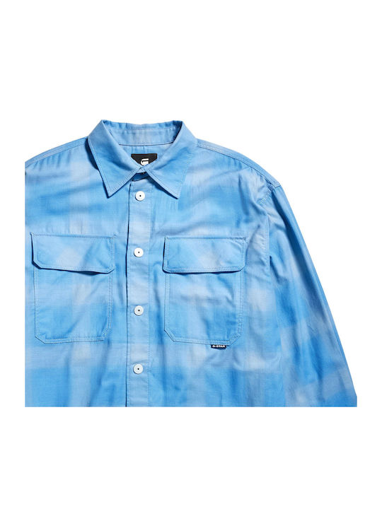 G-Star Raw Γυναικείο Πουκάμισο Светлосин G-Star Raw Γυναικείο Πουκάμισο Светлосин