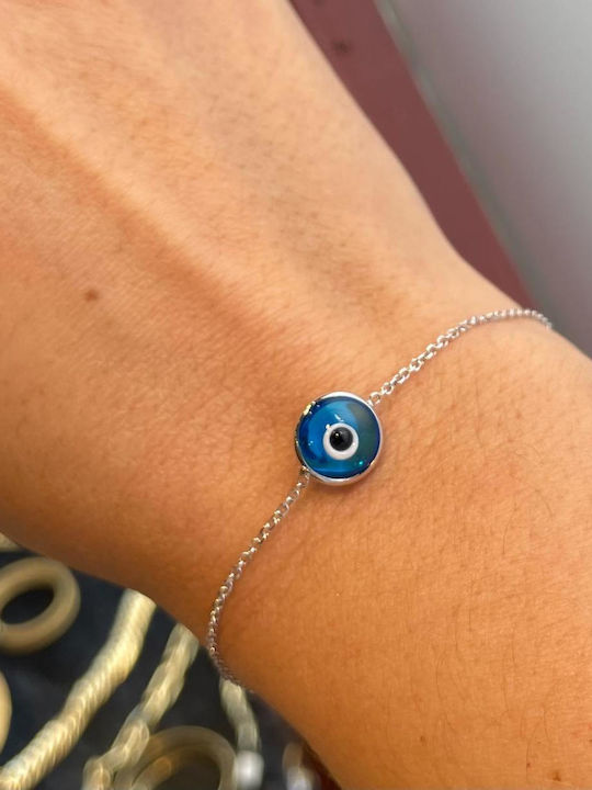 14K White Gold Eye Bracelet 14K White Gold Eye Bracelet