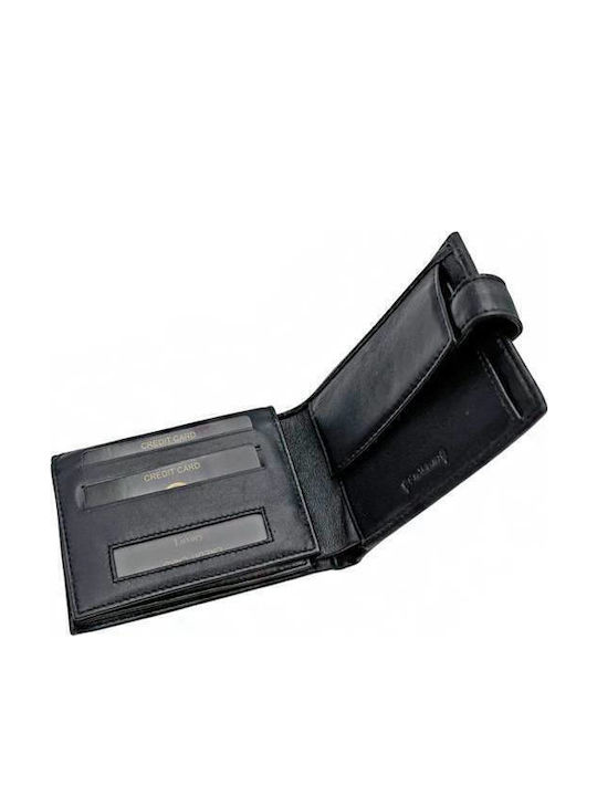 Leather Men's Wallet Classic Black