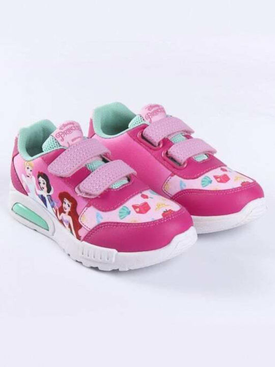 Cerda Παιδικά Sneakers με Σκρατς & Φωτάκια Ροζ