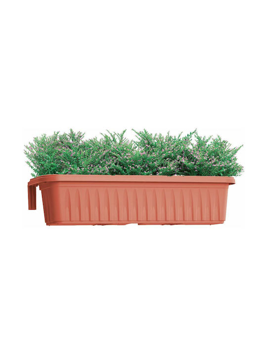 Bama ITALY Planter Box Plastic Portocaliu 50x20x18.5cm.