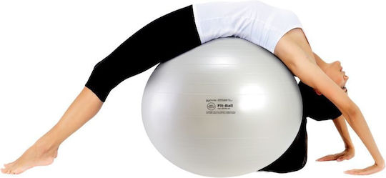 Gymnic Μπάλα Pilates 55cm σε Λευκό Χρώμα