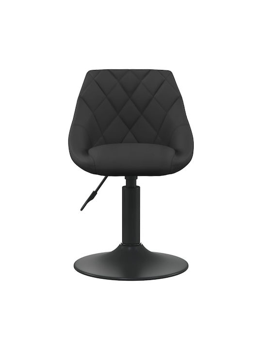 Hocker Bar mit Rückenlehne & Höhenverstellbar Schwarz 4Stück 46x44x62.5-77.5cm