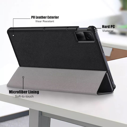 Techsuit FoldPro Flip Cover Μαύρη (Redmi Pad 10,61)